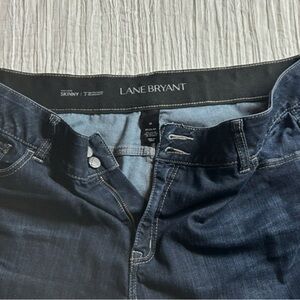 Lane Bryant Dark Blue Skinny Jeans